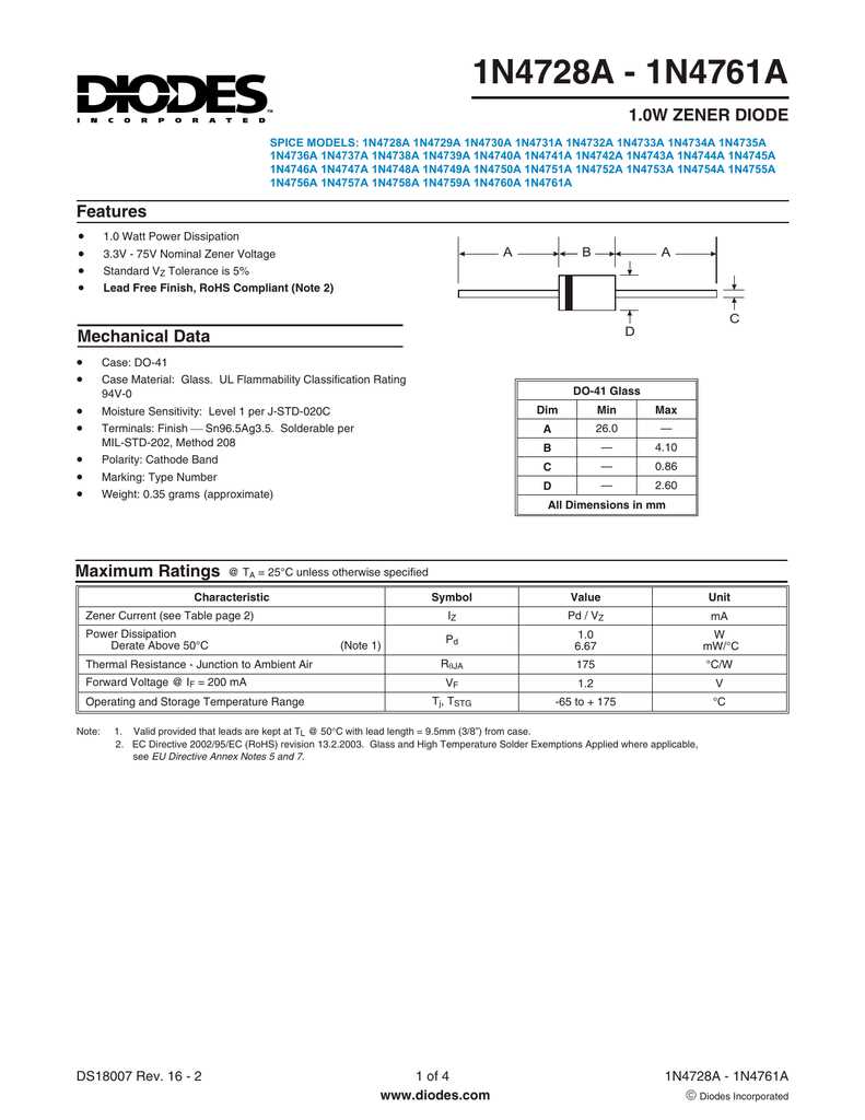 1n4741-zener-diode-datasheet