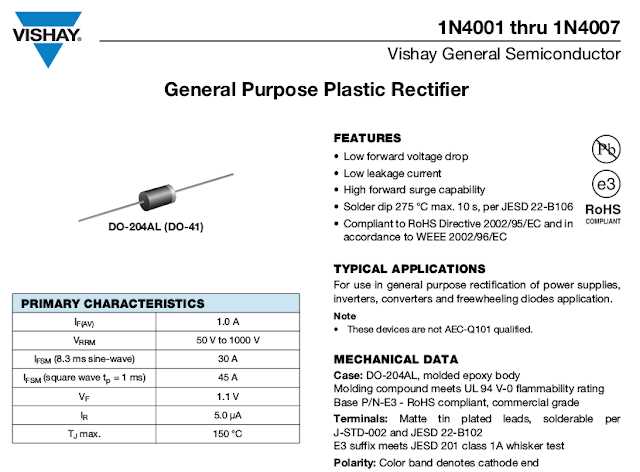 1n4001-diode-datasheet