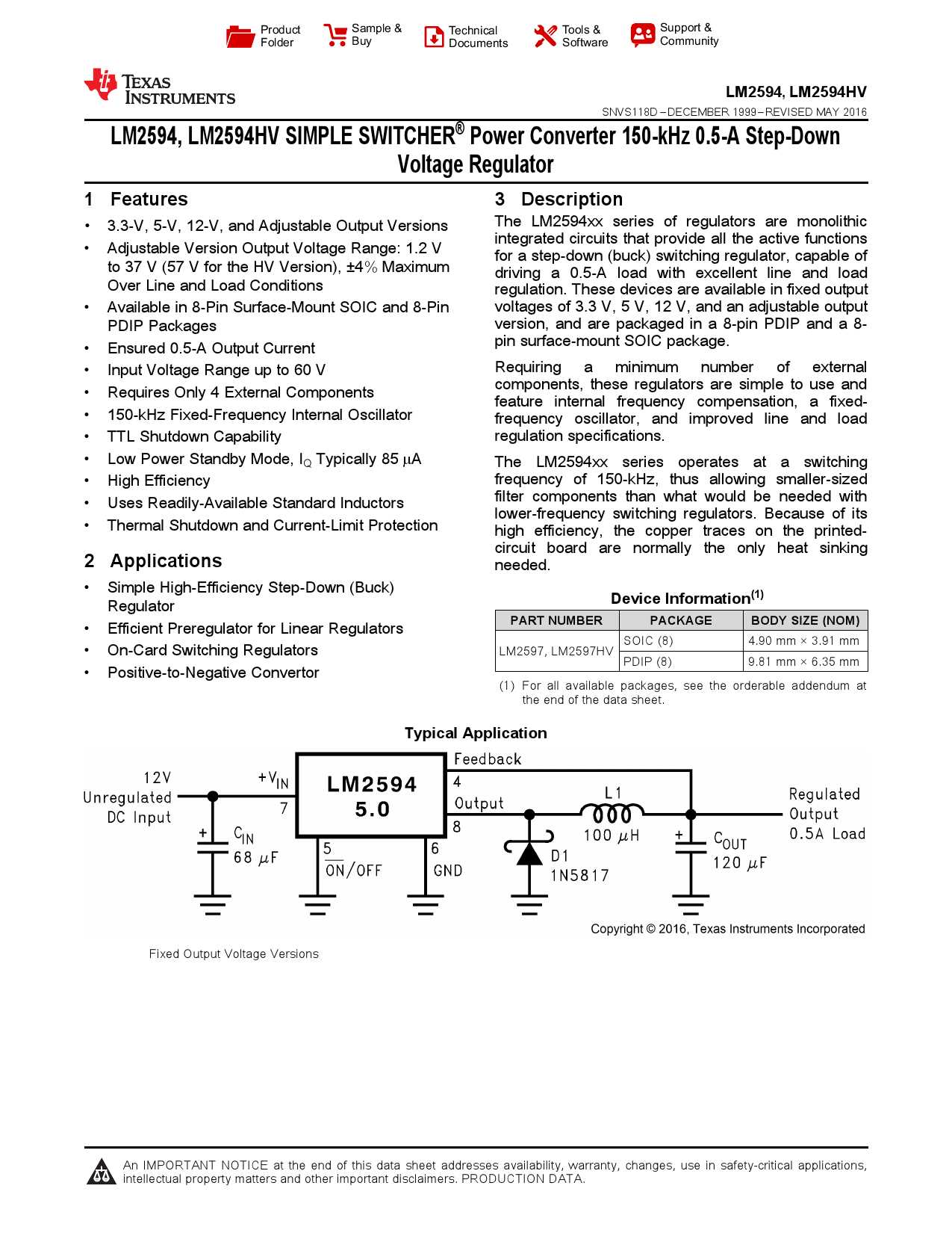 2594-datasheet 2594-datasheet
