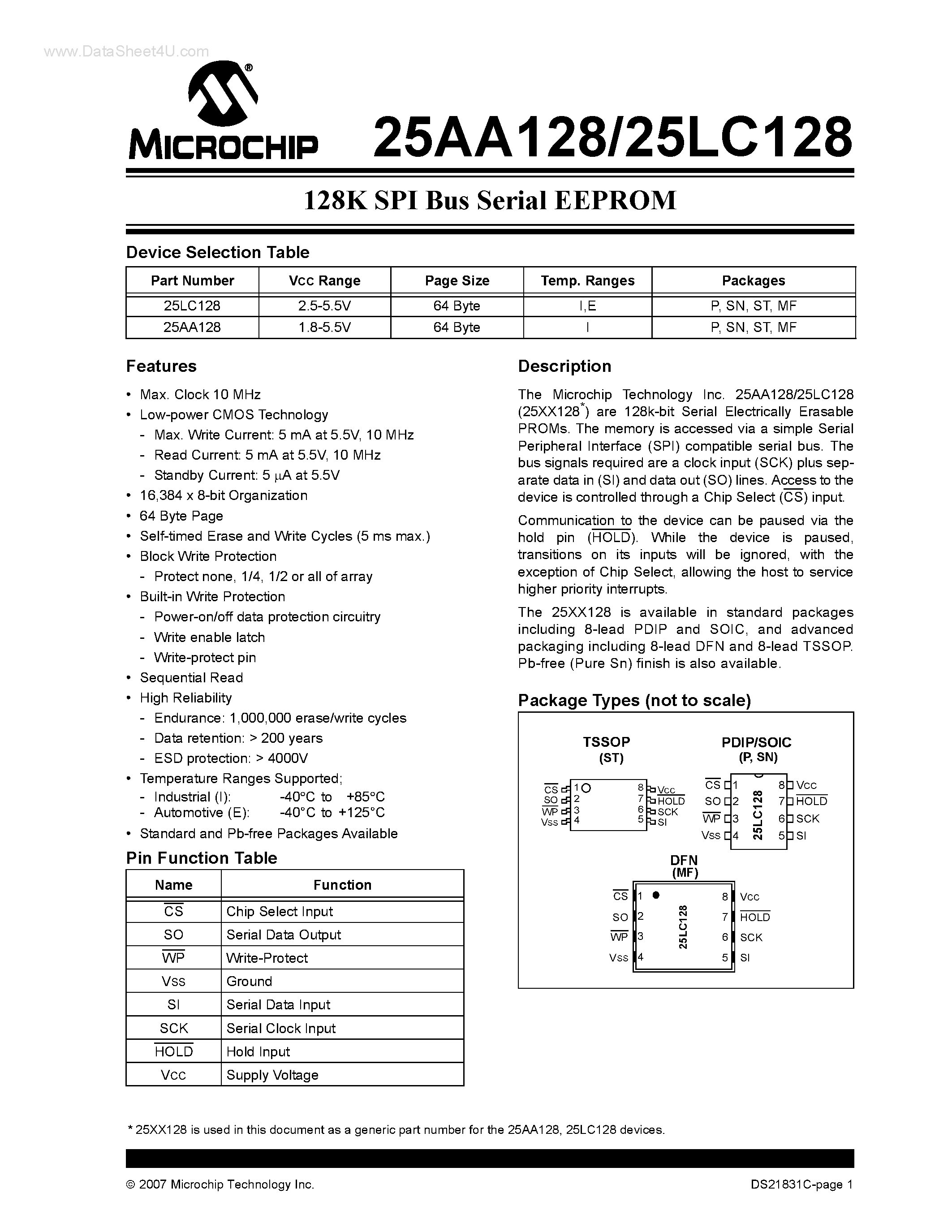 25lc640-datasheet