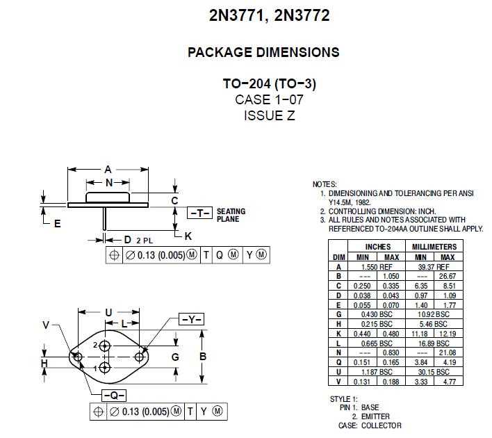 2n100-datasheet 2n100-datasheet