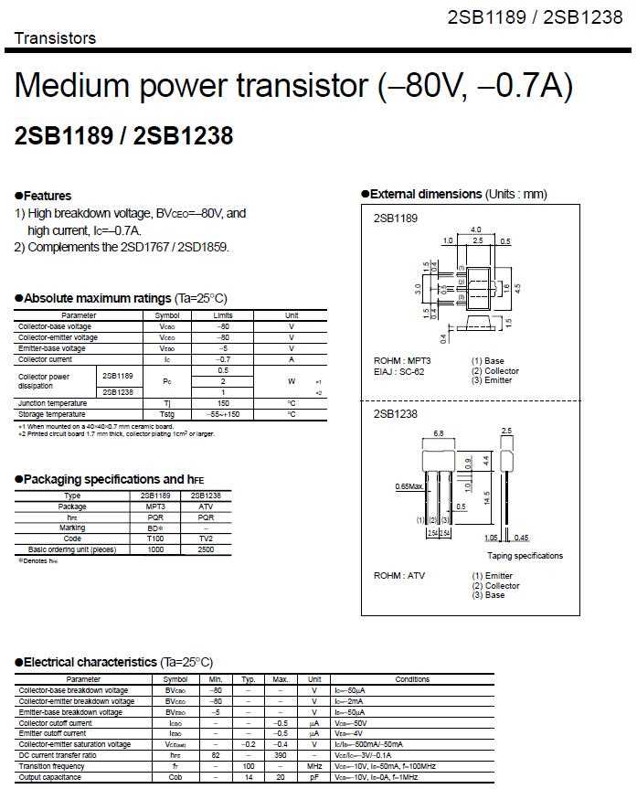 2sb618-datasheet 2sb618-datasheet