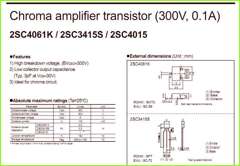 2sc1061-transistor-datasheet 2sc1061-transistor-datasheet