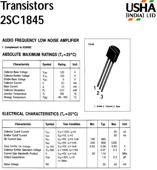 2sc1845-datasheet