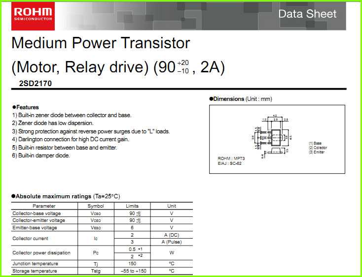 2sd613-datasheet