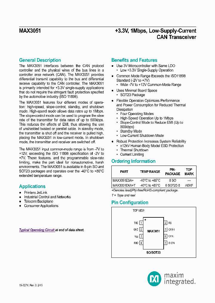 3051sal-datasheet 3051sal-datasheet