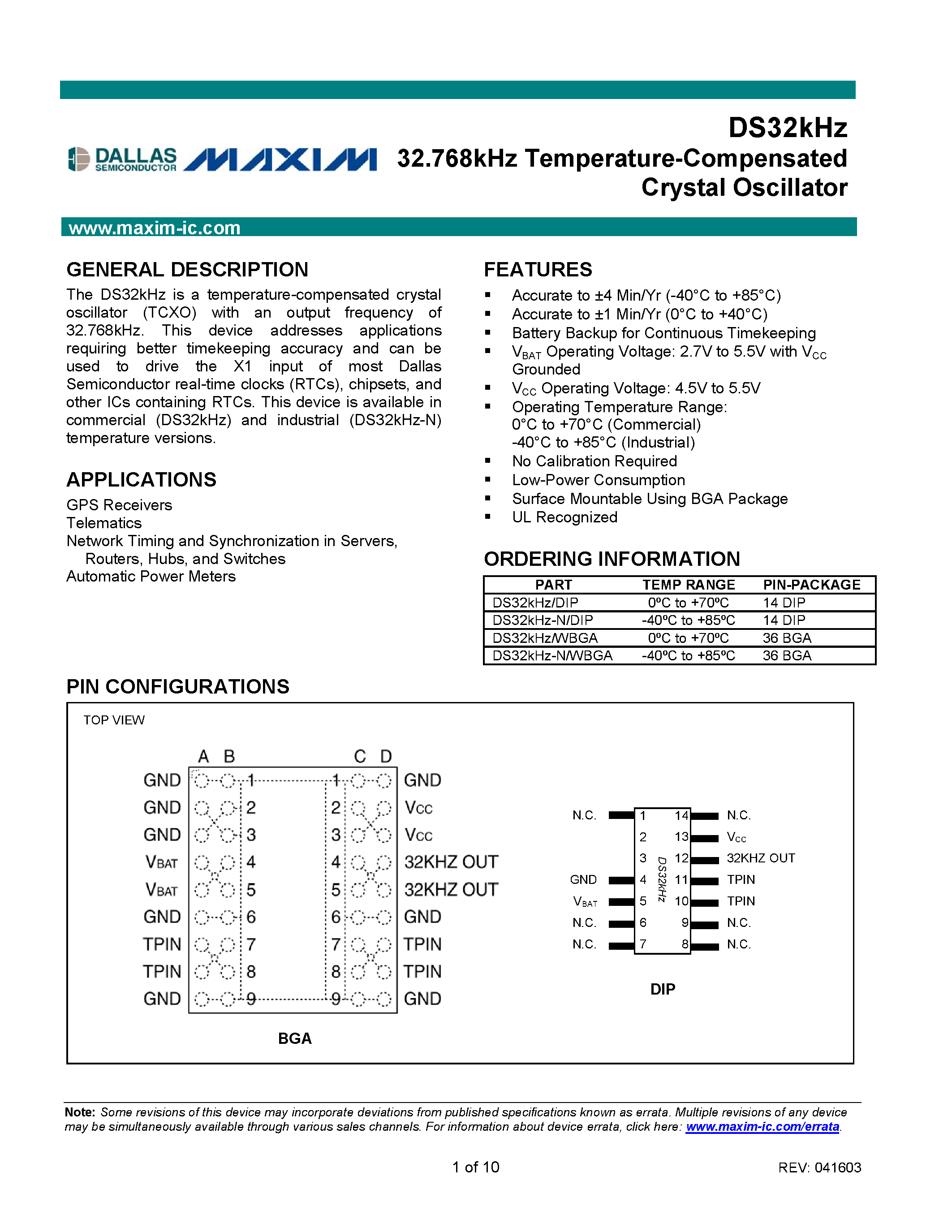 32.768-khz-crystal-oscillator-datasheet 32.768-khz-crystal-oscillator-datasheet