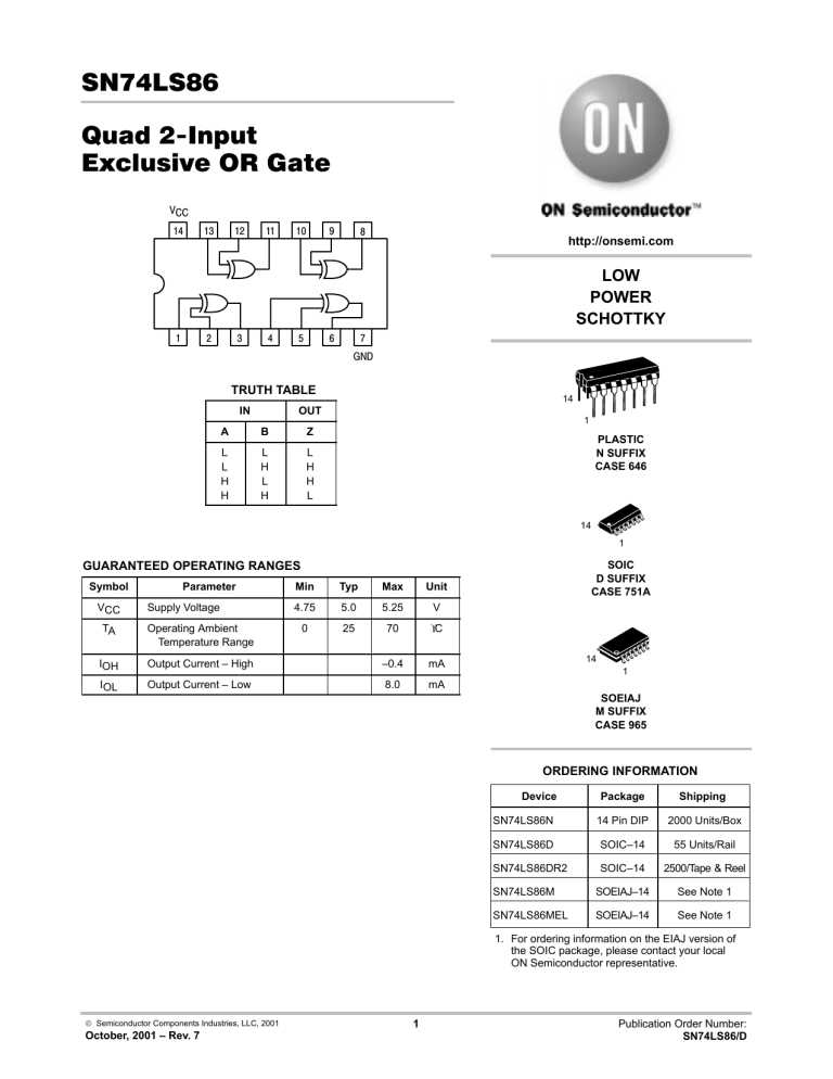 74s86-datasheet 74s86-datasheet