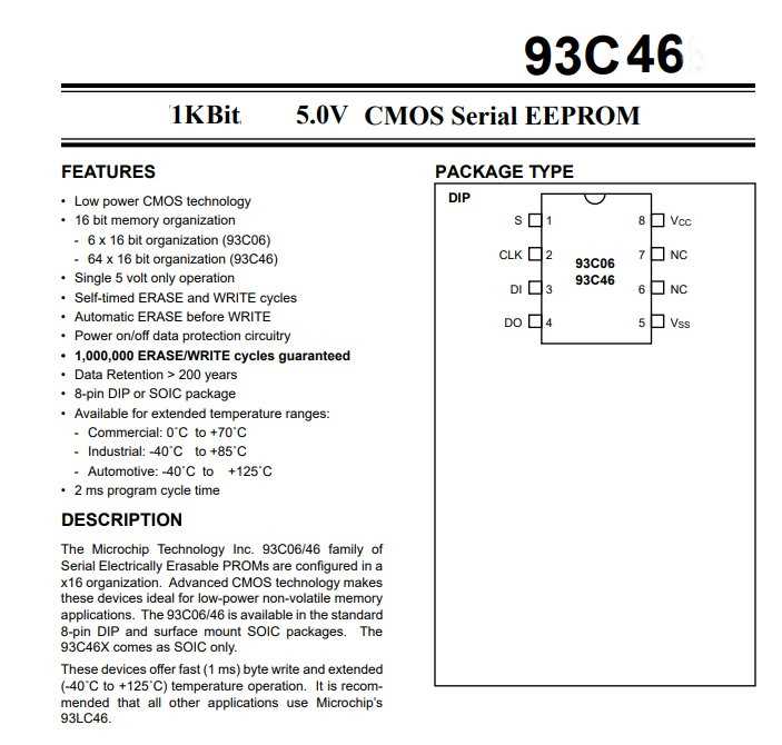 93c46ab1-datasheet 93c46ab1-datasheet