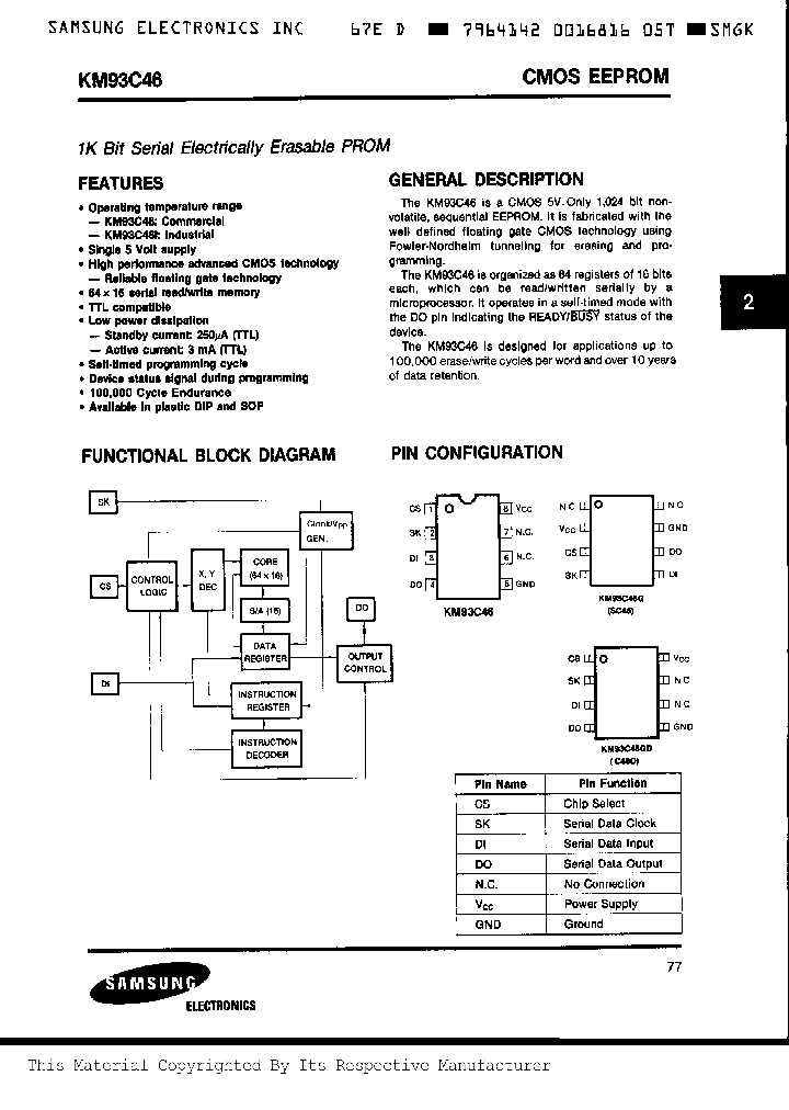 93c86wp-datasheet 93c86wp-datasheet