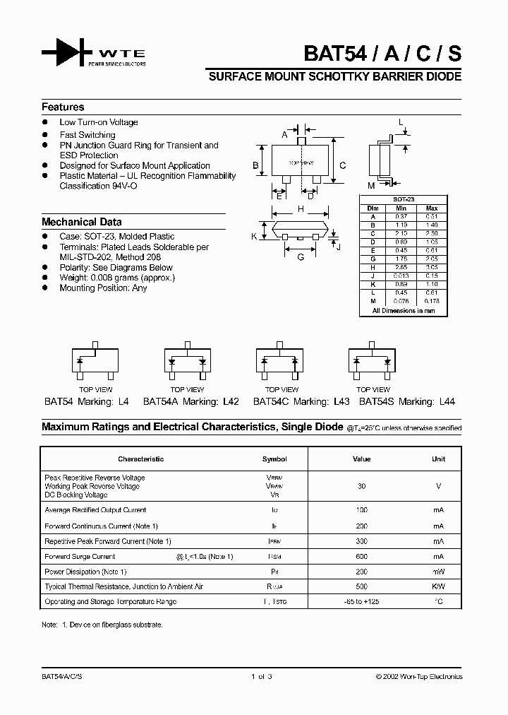 bat54s-215-datasheet