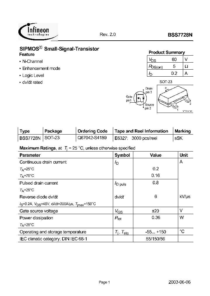 bss110-datasheet