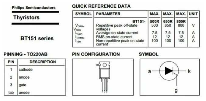 bt151-600-datasheet
