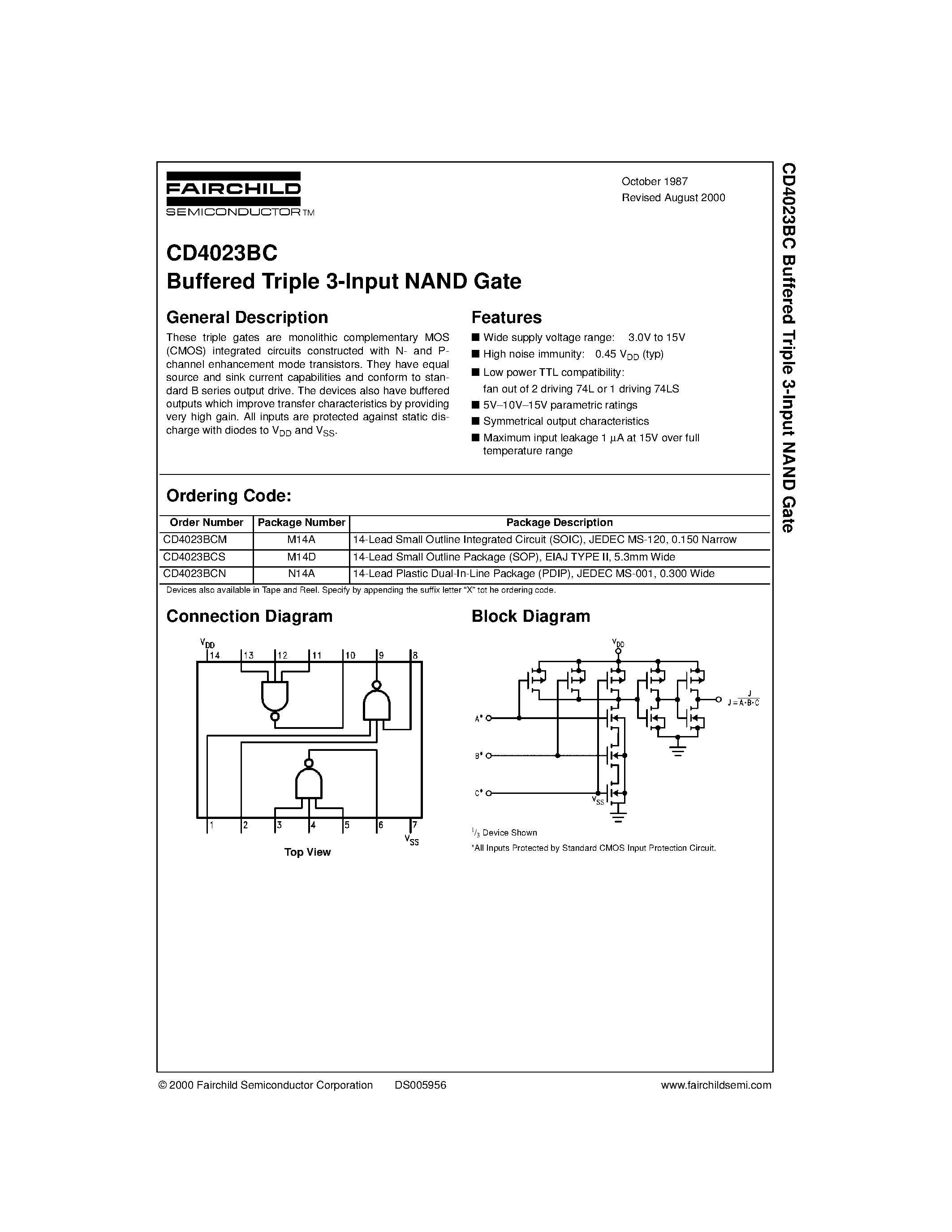 cd4023-datasheet cd4023-datasheet