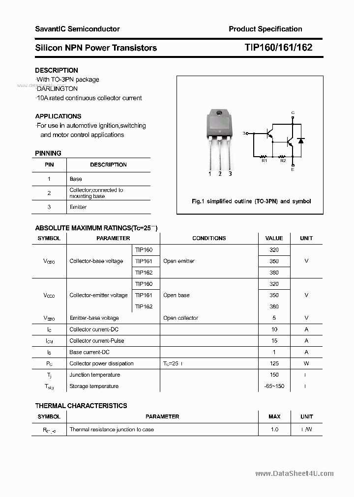 datasheet-tip147 datasheet-tip147
