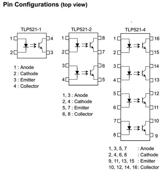 datasheet-tlp521-4