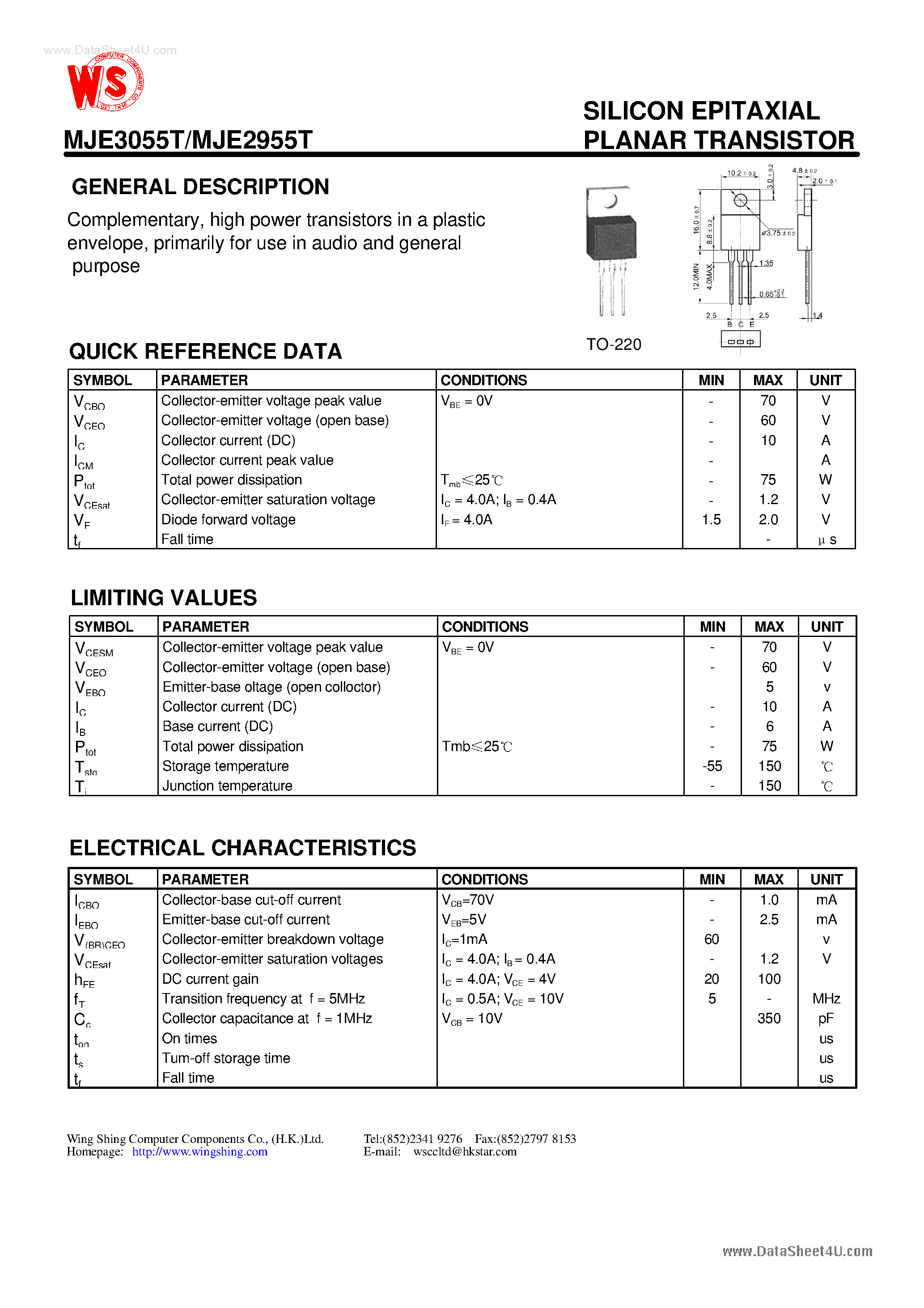 e3055t-datasheet
