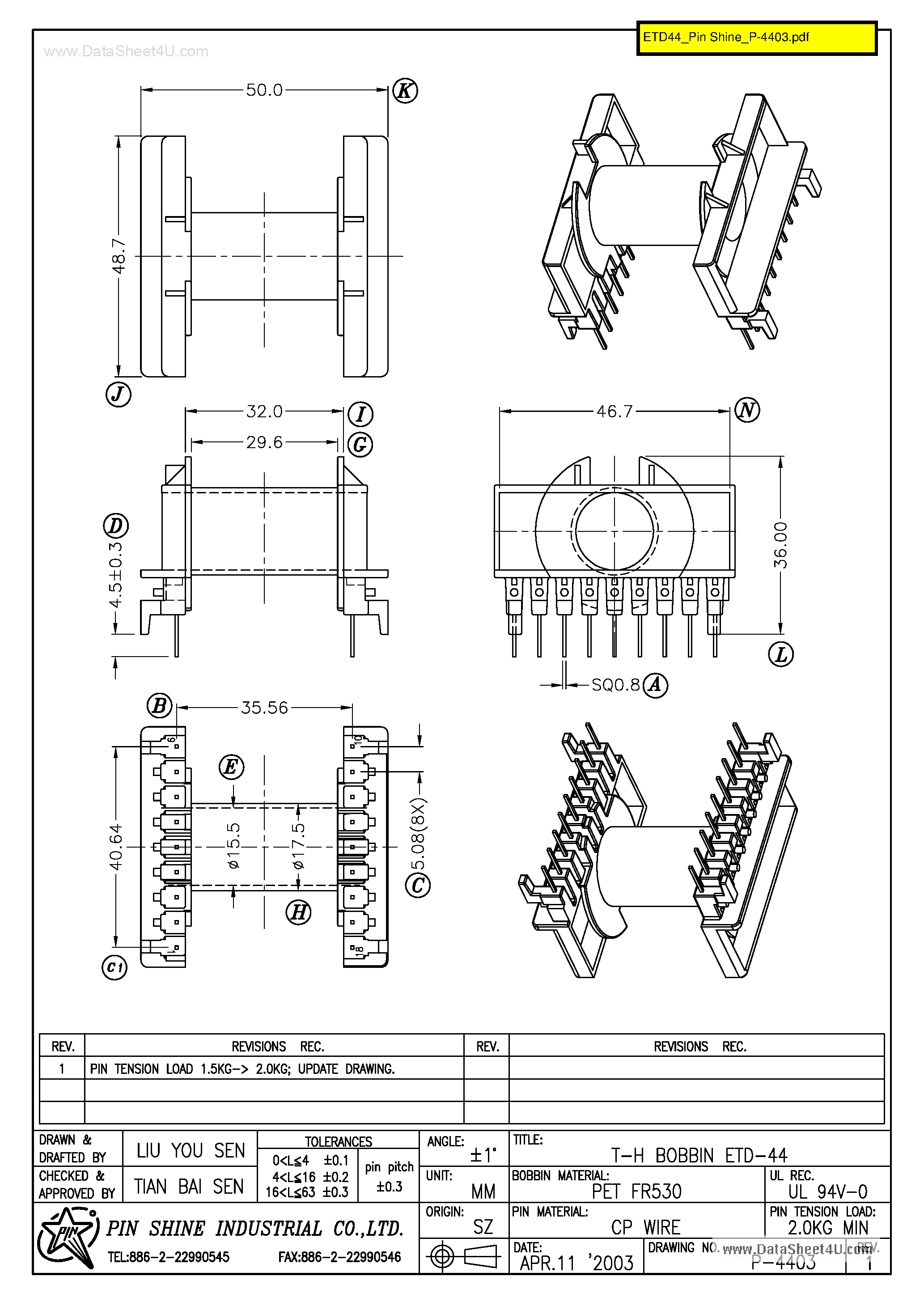 etd-core-datasheet etd-core-datasheet