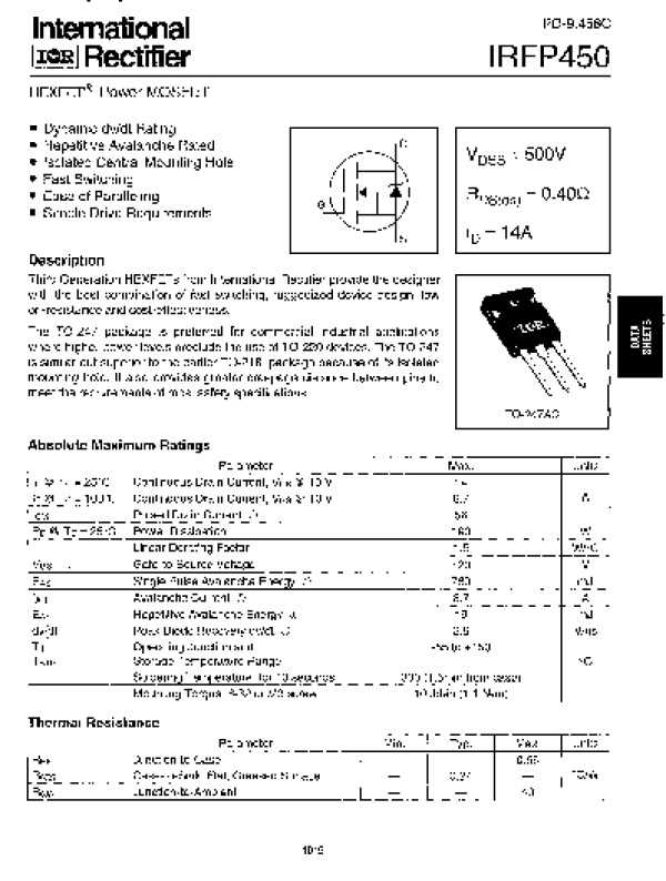 irfp4768-datasheet irfp4768-datasheet
