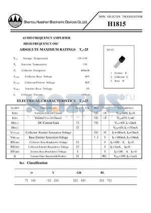 ksc1815-datasheet