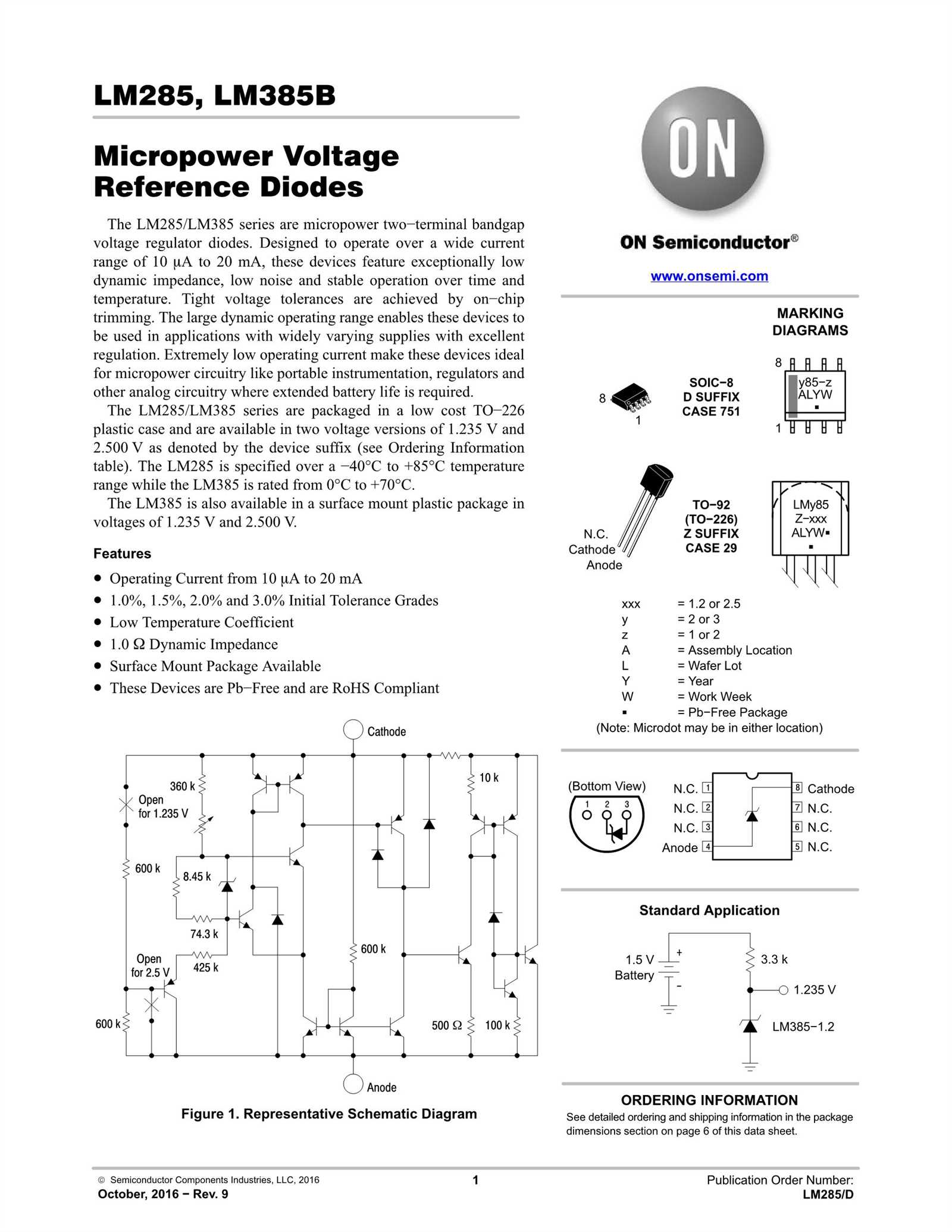 lm385bz-2.5-datasheet lm385bz-2.5-datasheet