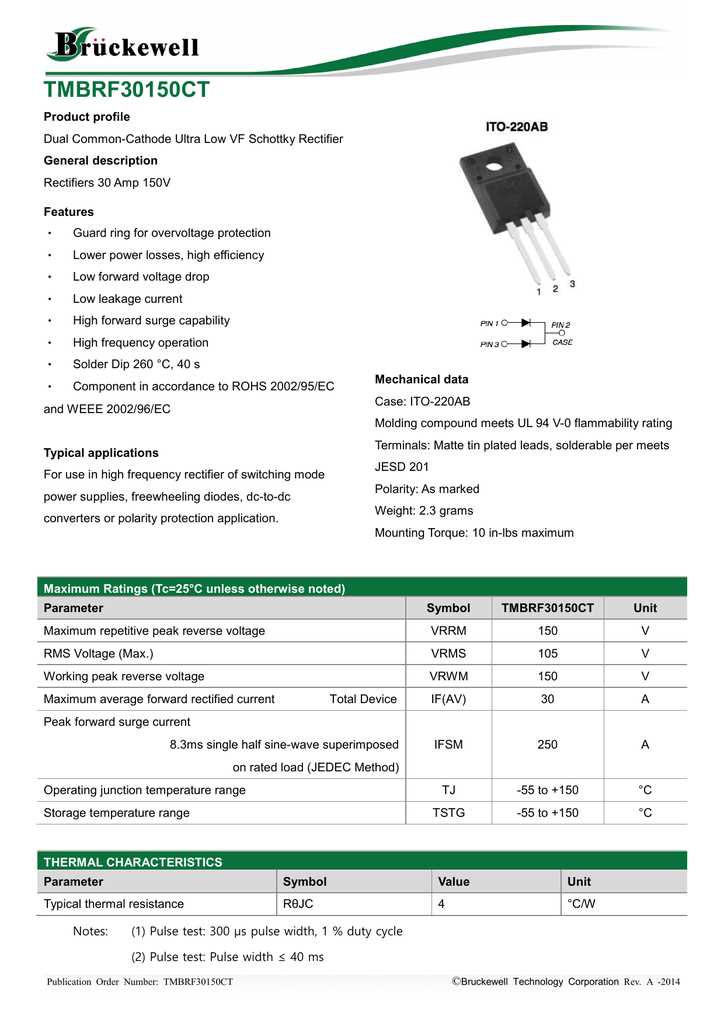 mbr2080ct-datasheet mbr2080ct-datasheet