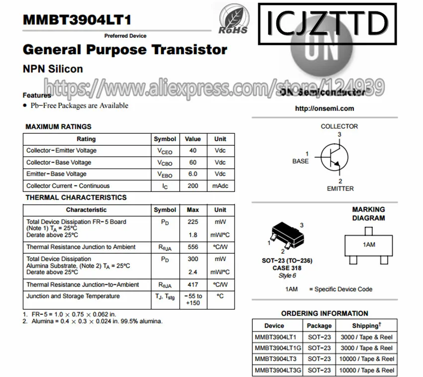mmbt3904lt1g-datasheet