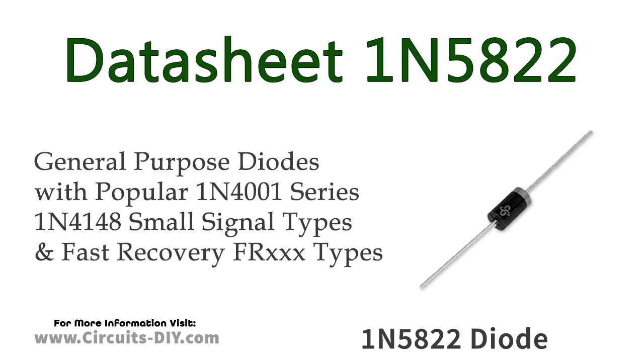 n5822-diode-datasheet