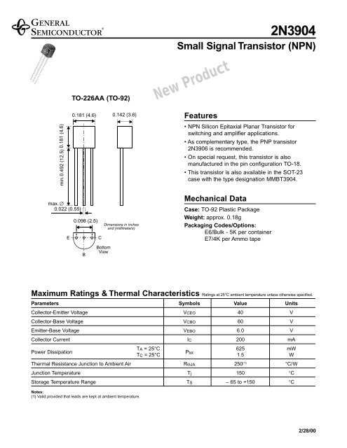 pzt3904-datasheet pzt3904-datasheet