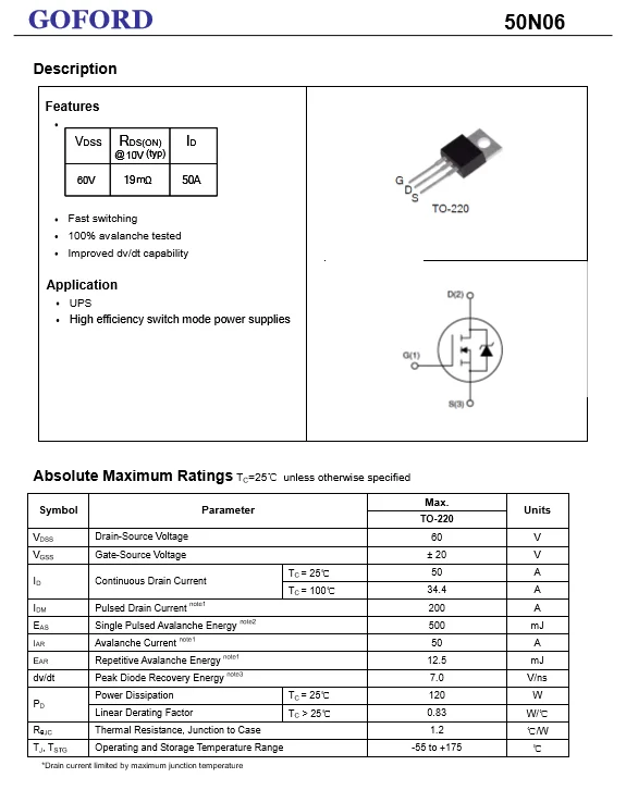6n6-datasheet
