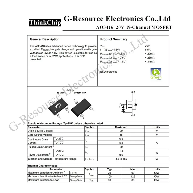 ao3406-datasheet