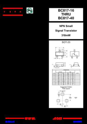 bc817-40-datasheet bc817-40-datasheet