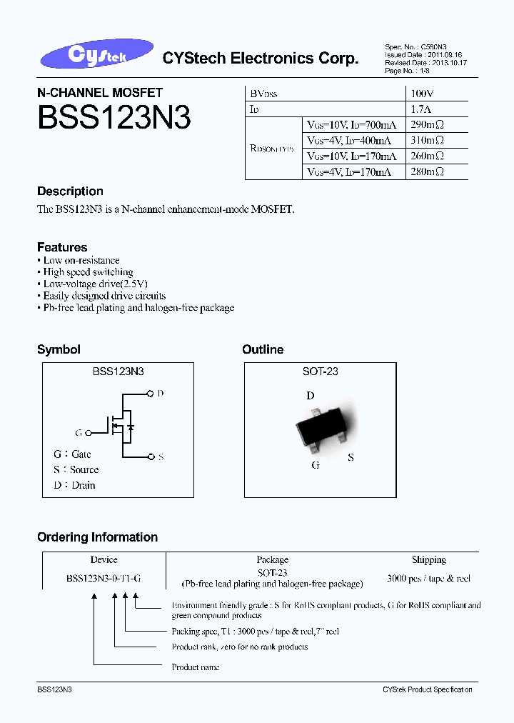 bss110-datasheet