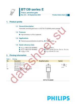 bt139-datasheet