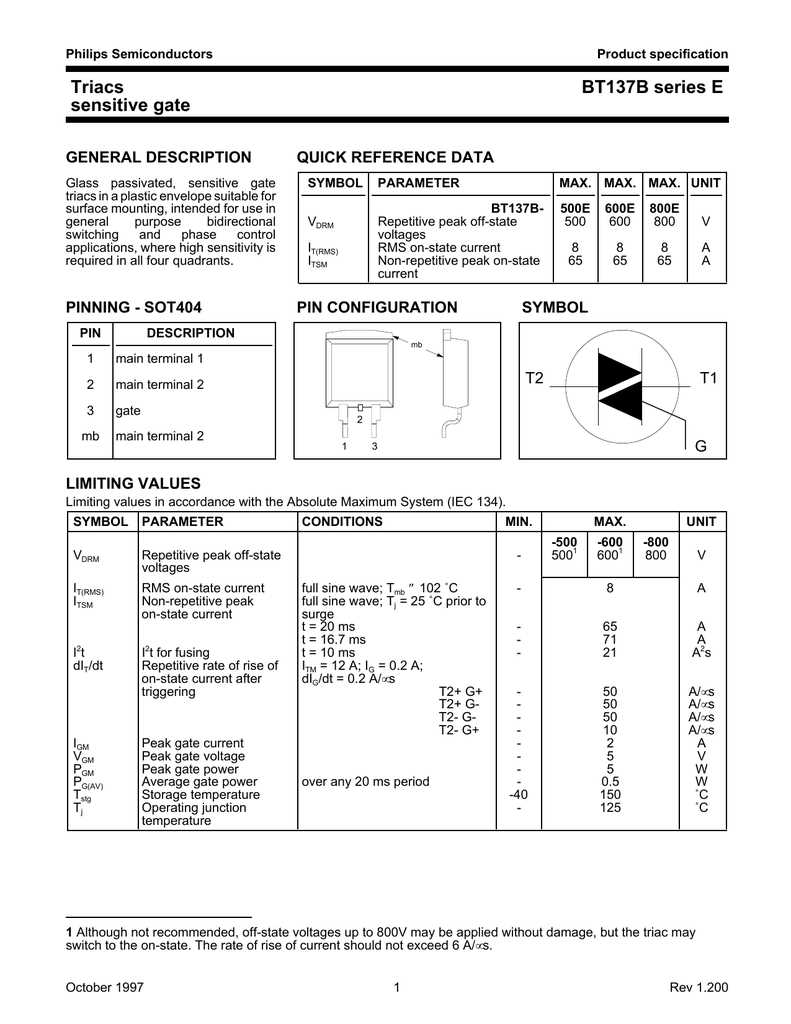 bt139-datasheet