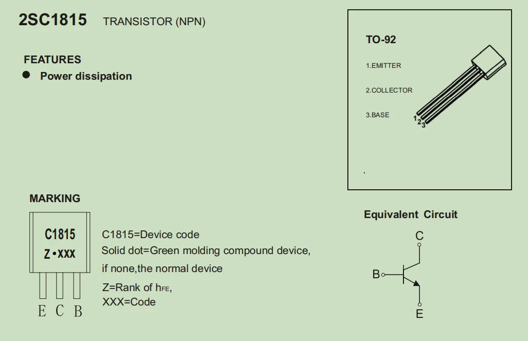 c1815y-datasheet c1815y-datasheet