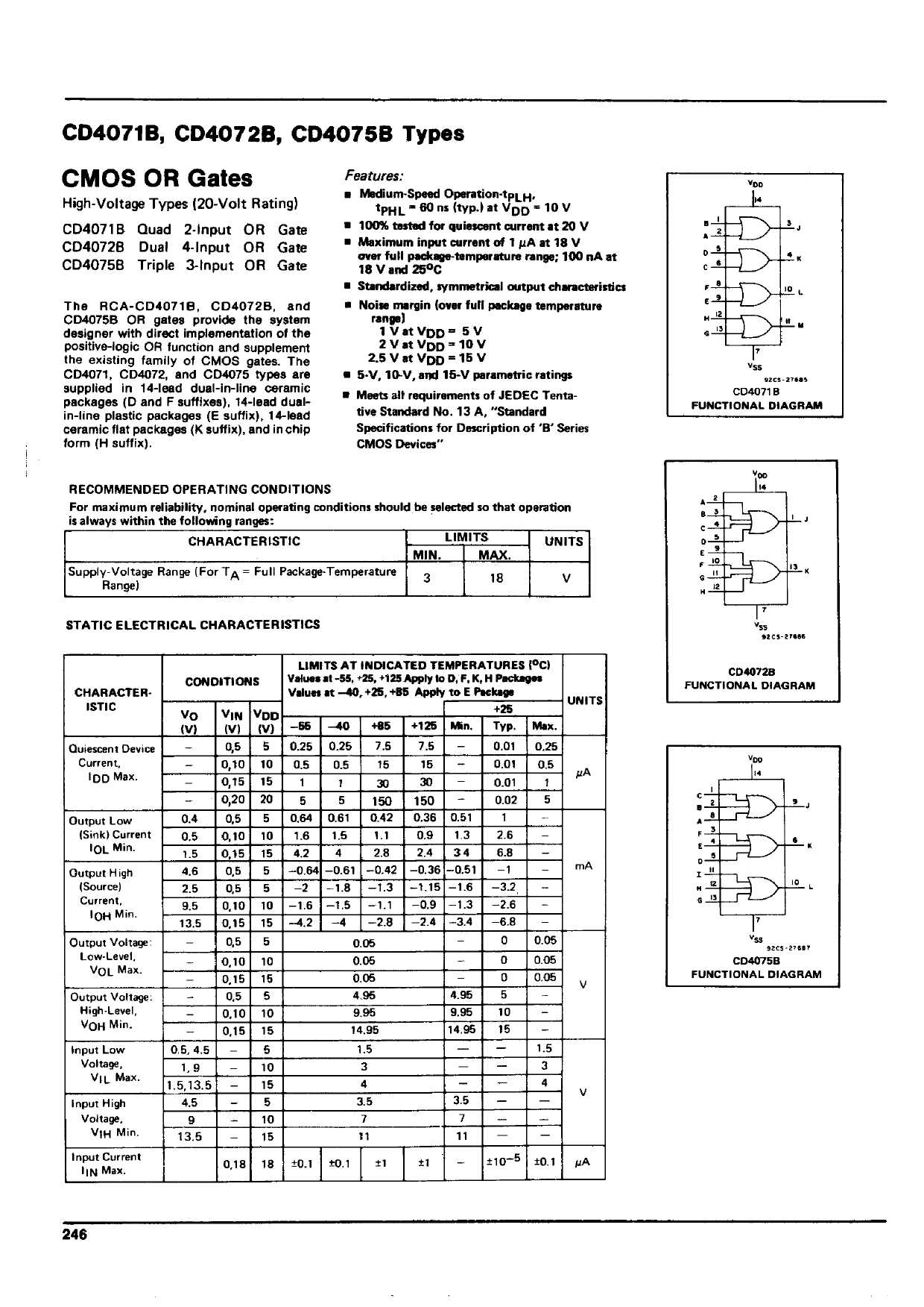 cd4071-datasheet cd4071-datasheet