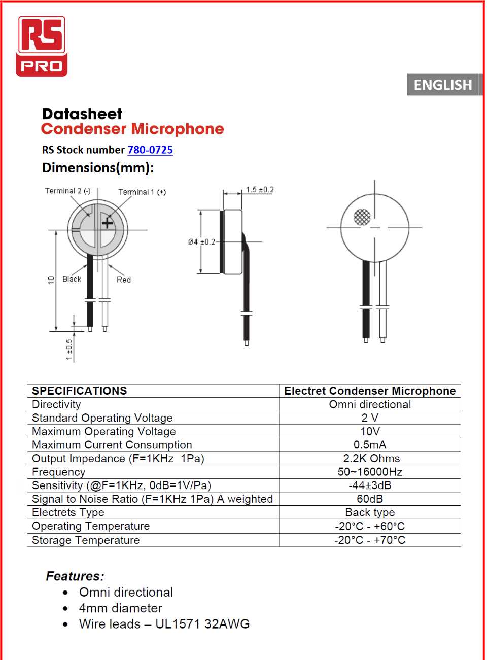 All About Electret Condenser Microphone Datasheets: A Comprehensive Guide