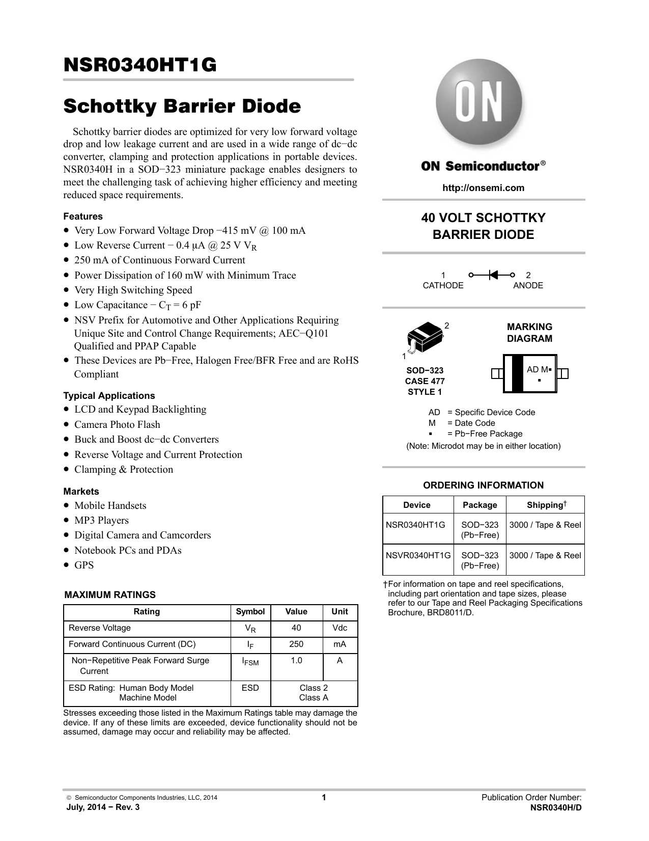 diodo-schottky-datasheet diodo-schottky-datasheet