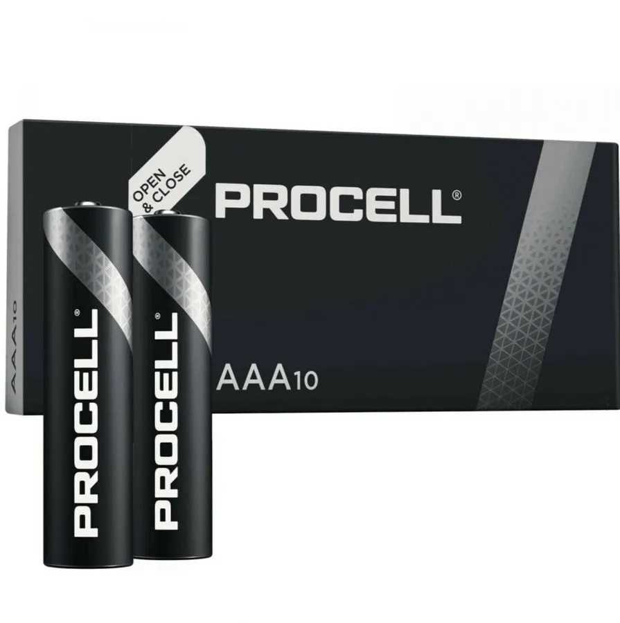 Lot De 20 Piles Duracell Procell AA + AAA - Pour Appareils Basse Consommation - Garantie 10 Ans - Usage Professionnel