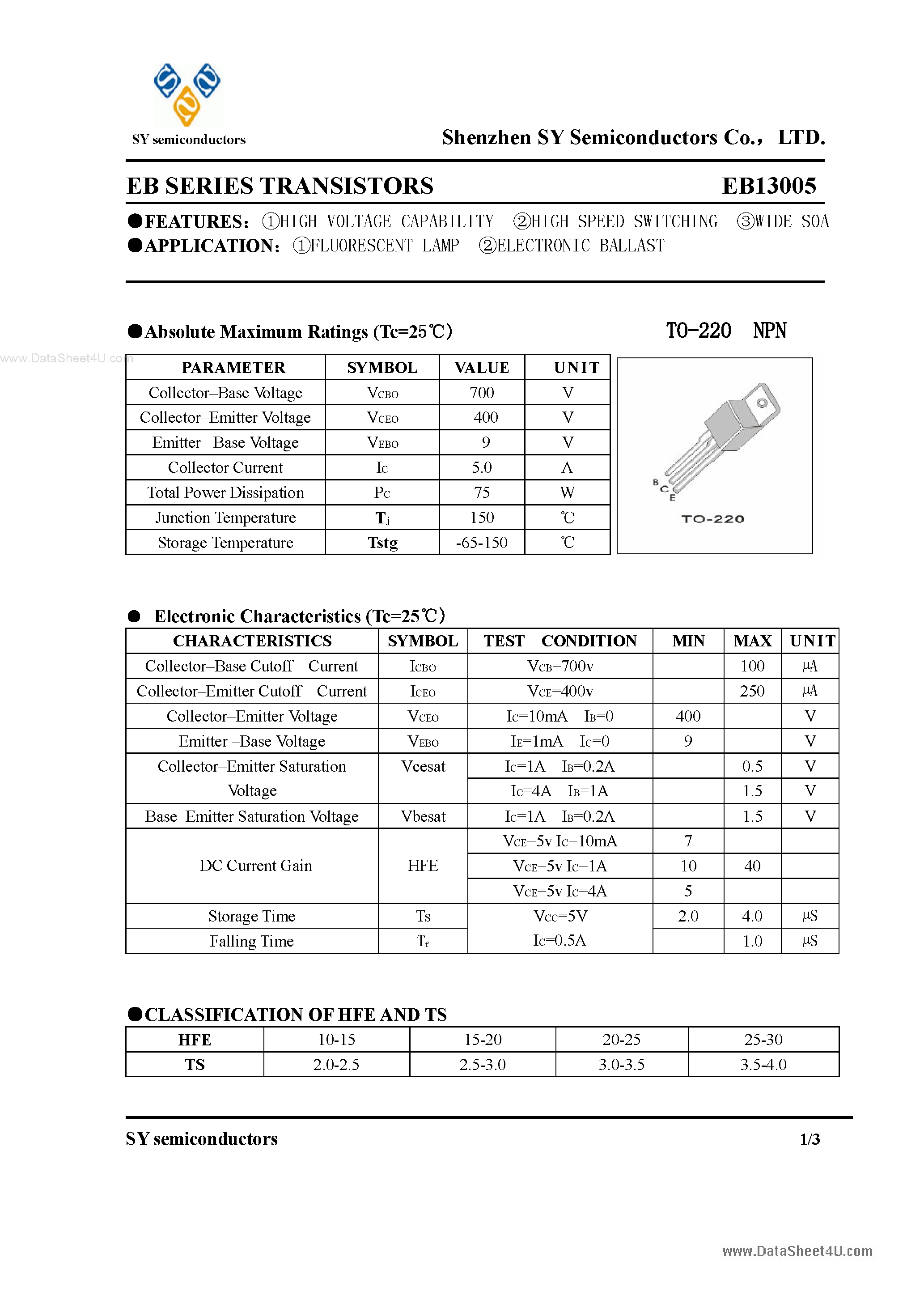 e13005-1-datasheet
