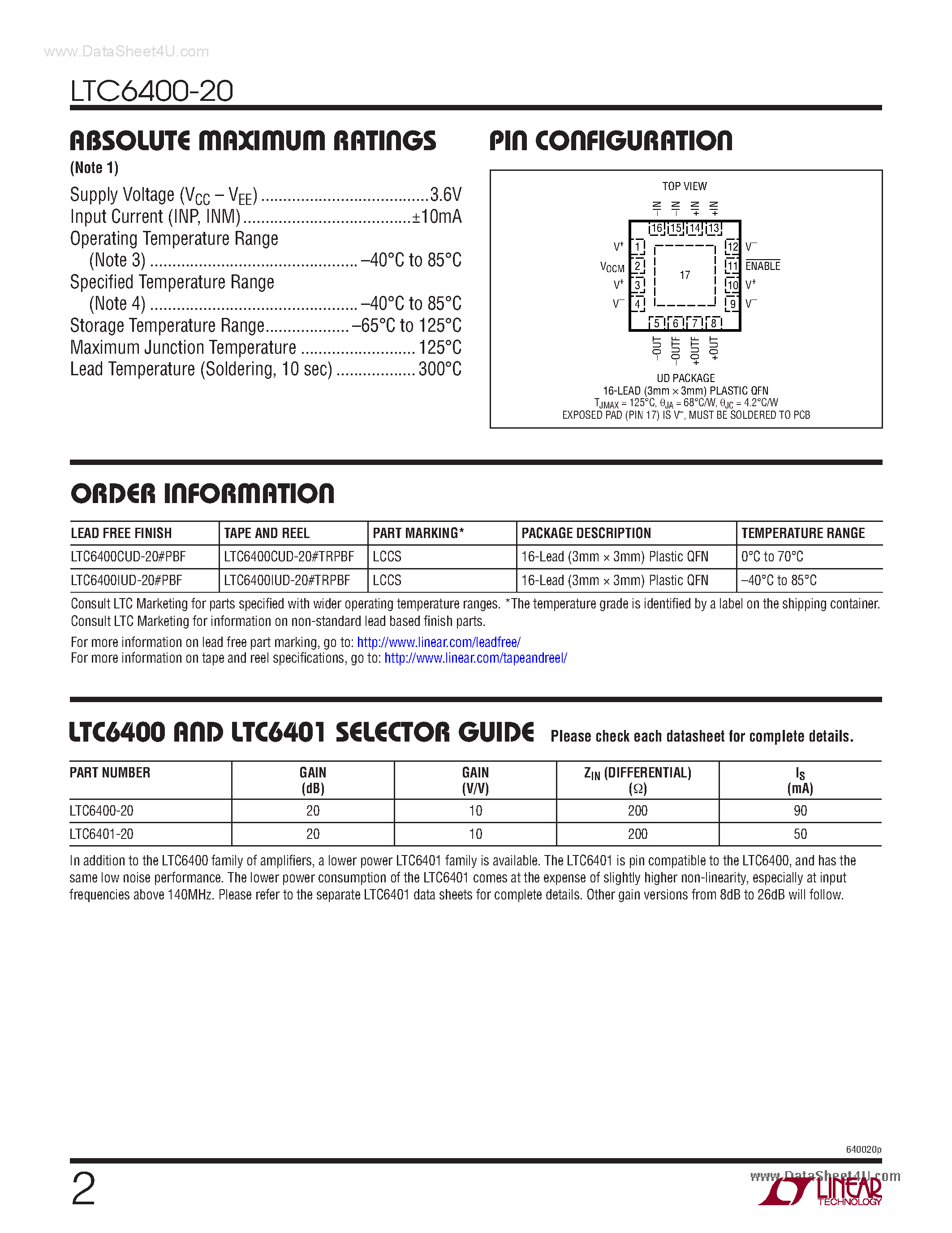 epc2lc20-datasheet epc2lc20-datasheet