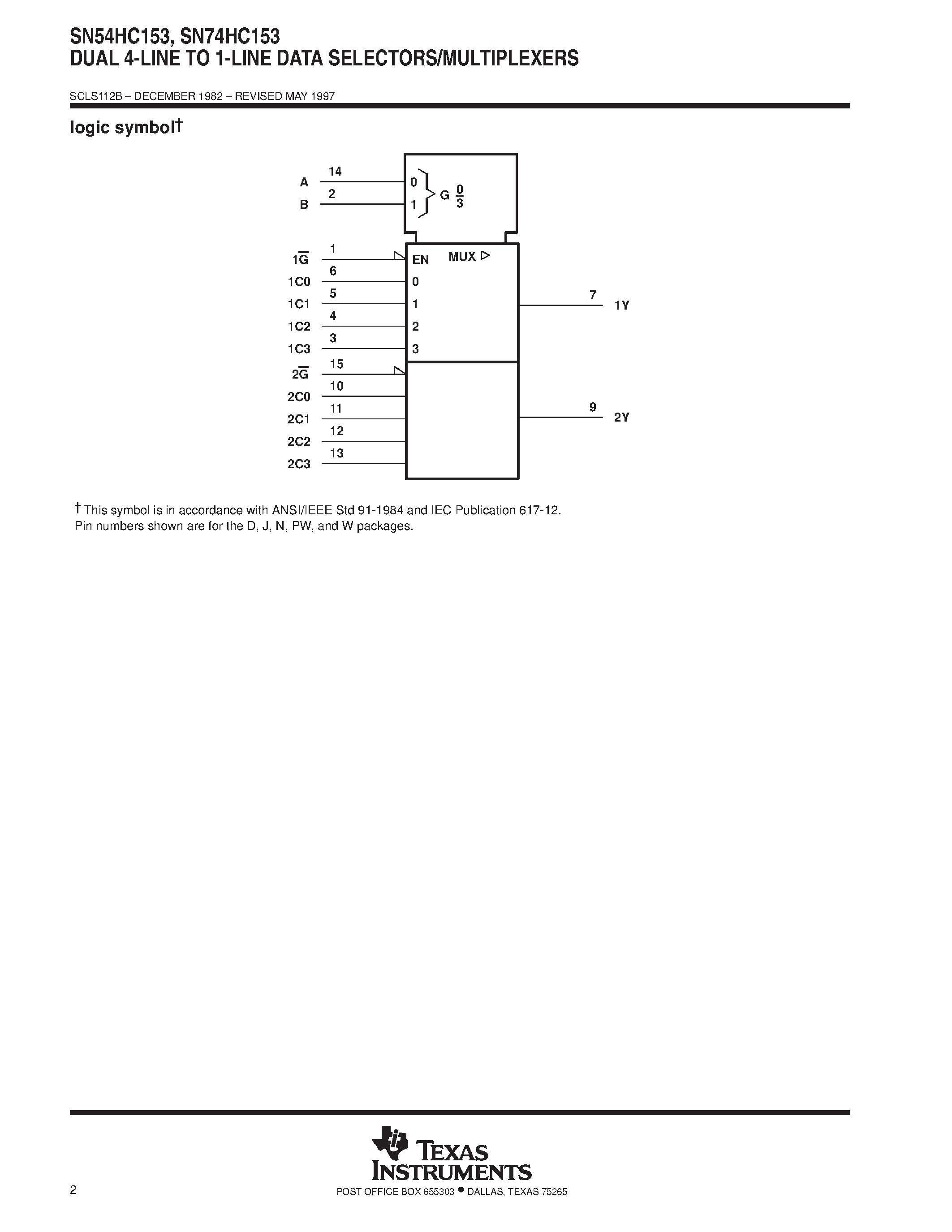 74hc153-datasheet 74hc153-datasheet