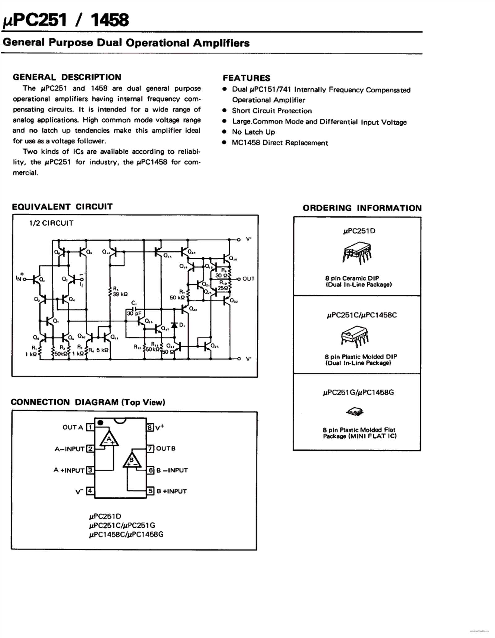 op-amp-1458-datasheet