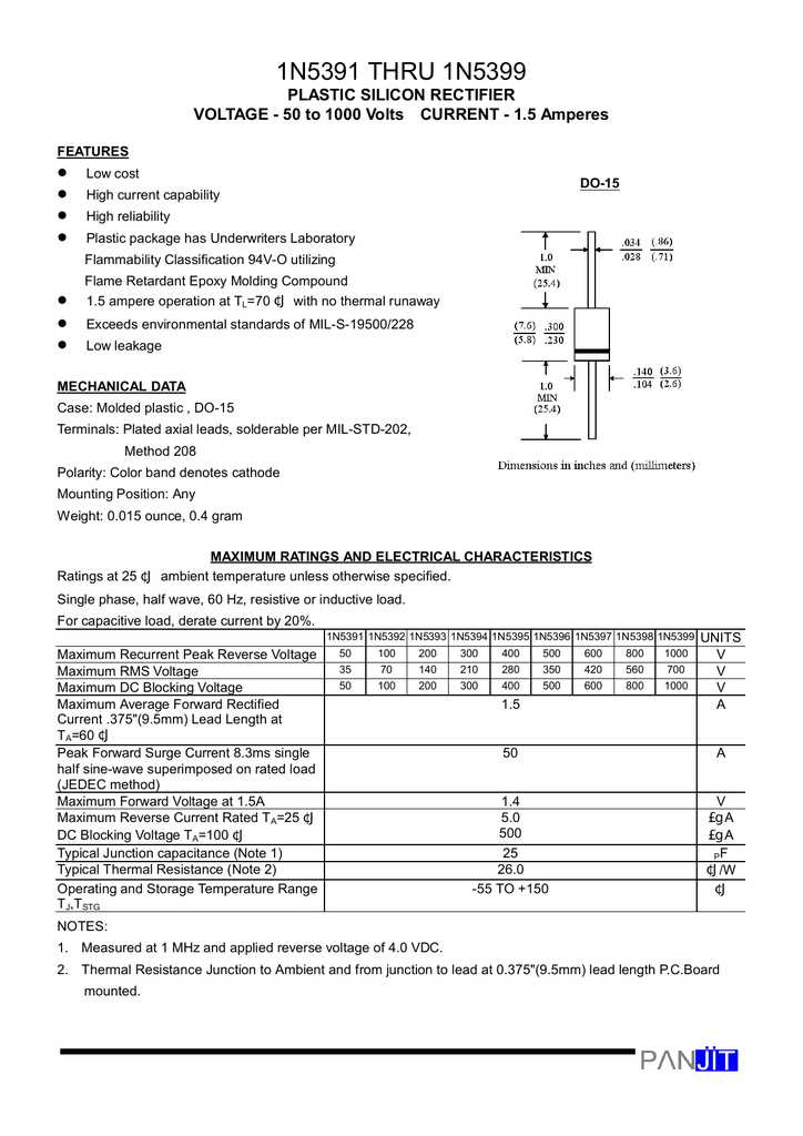 diode-5399-datasheet