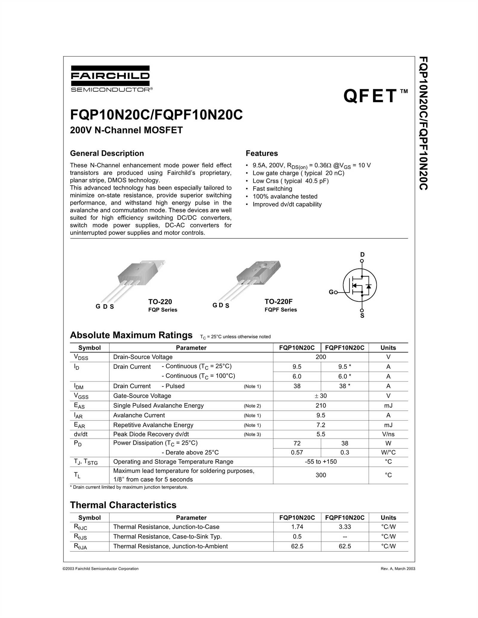 fqp44n10-datasheet fqp44n10-datasheet