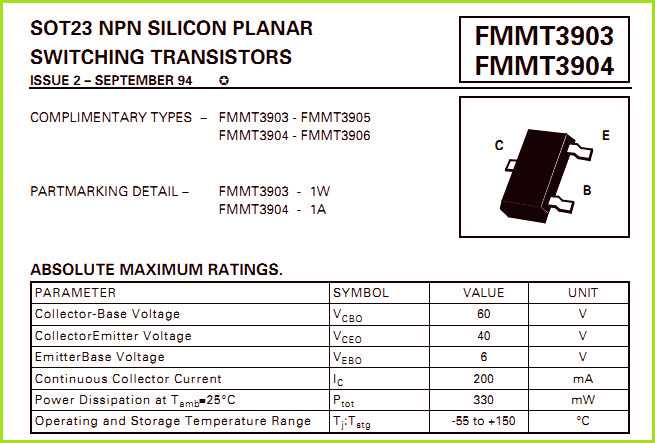 pzt3904-datasheet pzt3904-datasheet