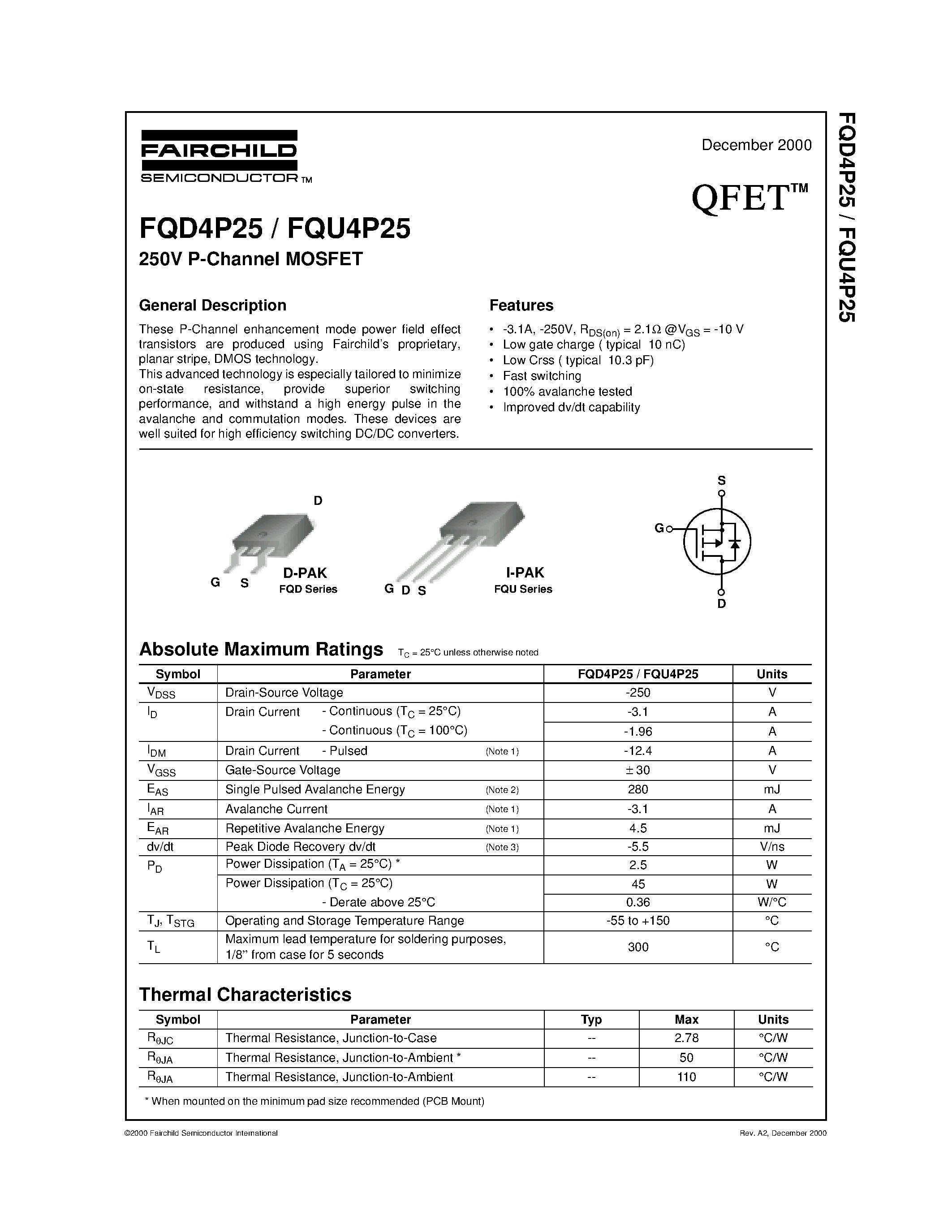 fdp33n25-datasheet fdp33n25-datasheet