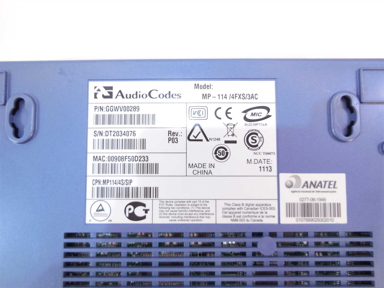 audiocodes-mp-114-datasheet