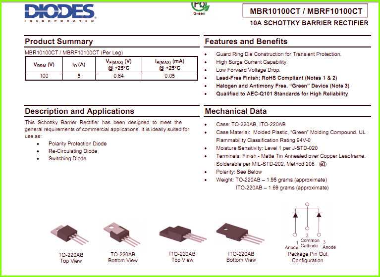 mbr30100ct-datasheet